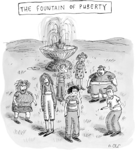 Roz Chast's take on puberty from The New Yorker.
